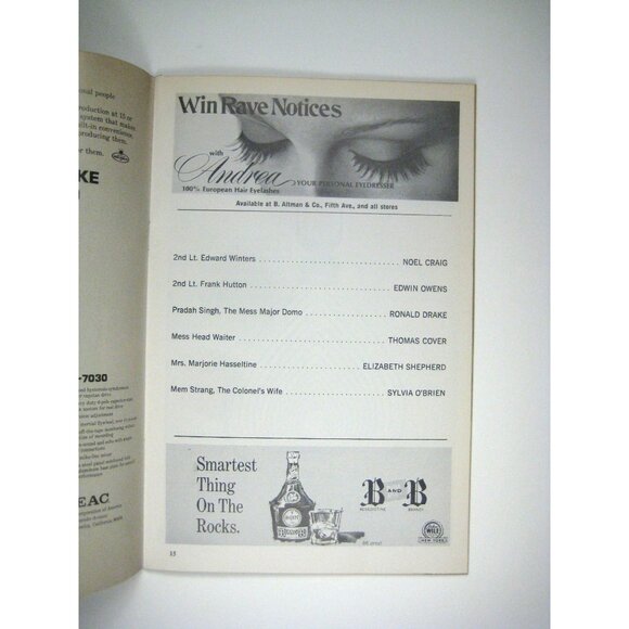 Conduct Unbecoming Playbill Barrymore Theatre 1970 Barrington Jones Clyde - Picture 6 of 8